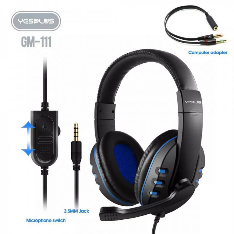 Dëgjuese profesionale për gaming YESPLUS GM-111 GAME HEADSET thumbnail 3