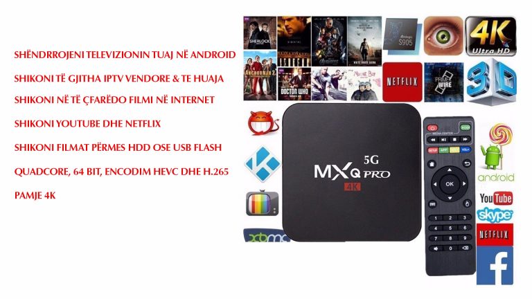 Android TV Box 4K QuadCore, shndërroni televizionat e vjetër në Android TV thumbnail 2