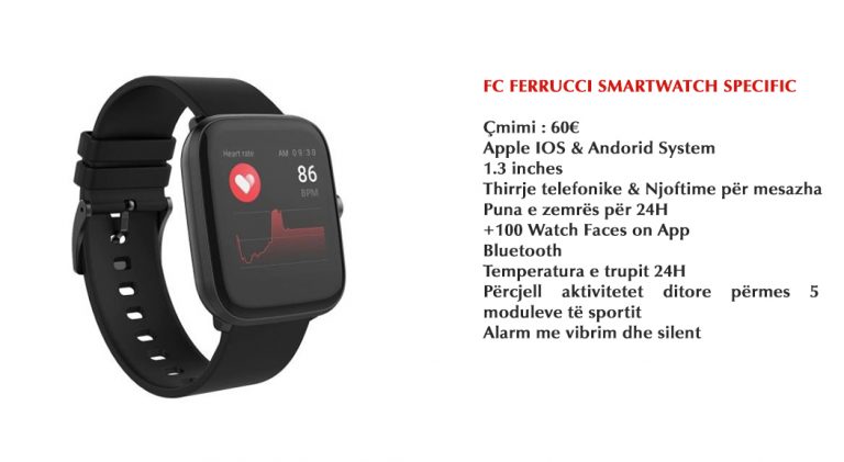 Ferrucci Smart Watch – Black 19S.01