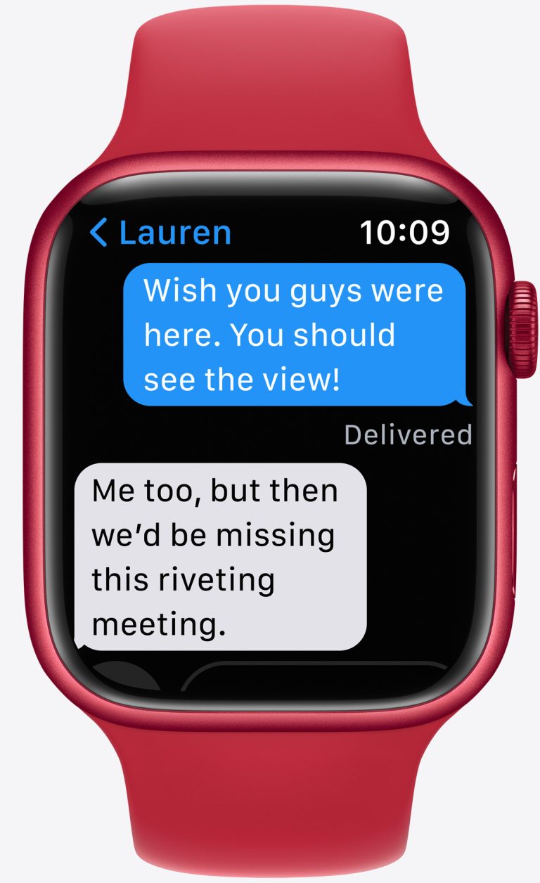 Apple Watch Series 7 45mm (Red, Green, Black, Silver) thumbnail 3