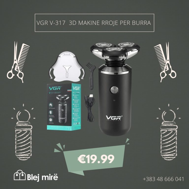 VGR V-317 – Makine rrojë për meshkuj, për fytyrë dhe trup me prerje 0 të fortë